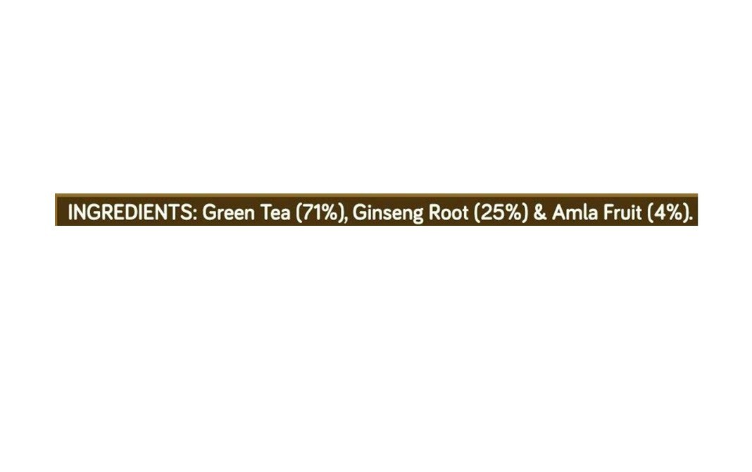 Gtee Pure Ginseng Amla Green Tea   Box  25 pcs